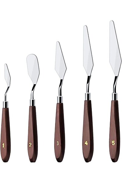 GENERAL AICHEF Cake Cream Spatula 5 Pieces/Set Stainless Steel Frosting Spatu...