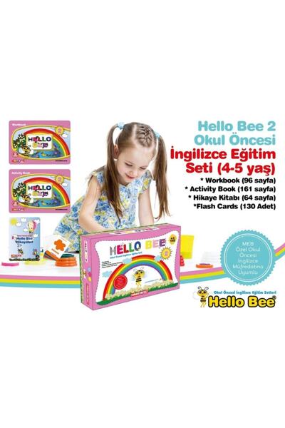 Yazarın Kendi Yayını Hello Bee 2 Okul Öncesi Ingilizce Eğitim Seti