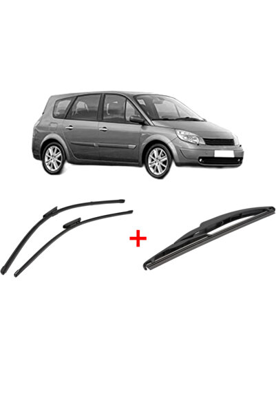 VALEO Set of 3 wipers RENAULT GRAND SCENIC II (JM0/1_) 2004-2009, windshield ...