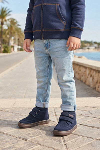 Kiko Kids Shapy Günlük Cırtlı Erkek Çocuk Bot Ayakkabı
