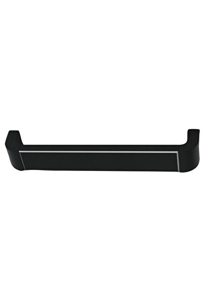 OEM Maner pentru mobila, din plastic, finisaj negru, M 487.39.19, M4 x 160 mm