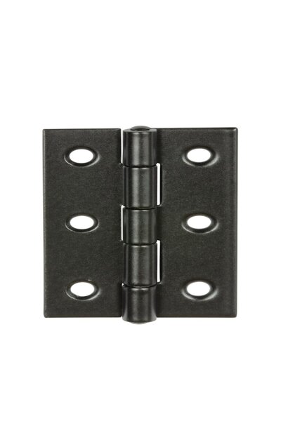 OEM Flat wing hinge, for furniture, steel, black, Vormann, 80 x 80 mm