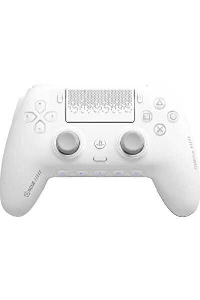 SCUF OMEGA PS5 & PC Kablosuz Kontrol Cihazı ( Beyaz ) – Resmi Lisanslı, TMR Analoglar ve Omron Mekanik Switchler
