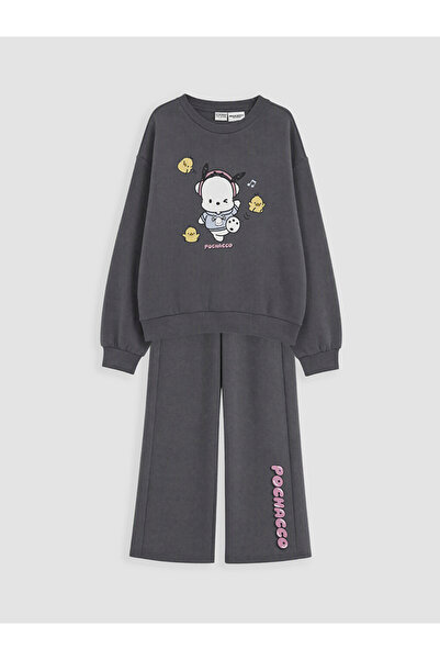 LC Waikiki Quality Parts from Çelebi Store Pochacco Printed Girls' Tracksuit Set