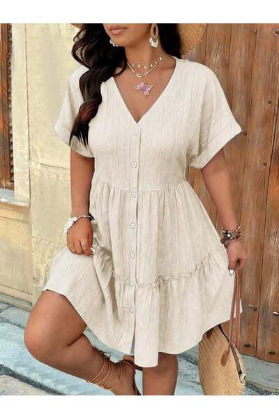 Sheya Rochie mini, bej