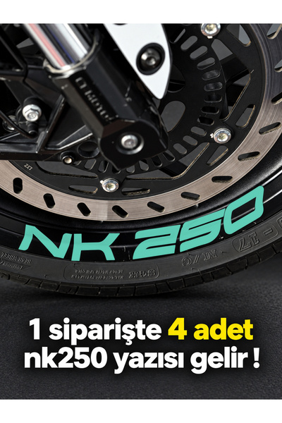 Banxtre Lettering Sticker for Nk250 Wheel Rim in Various Sizes for Cfmoto Nk2...