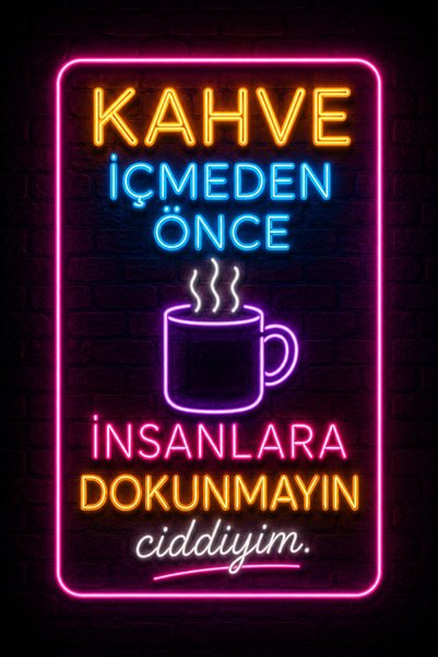 Lucena Neon Coffee Wall Painting Spiral Metal Decorative Wall Sign Cafe Offic...