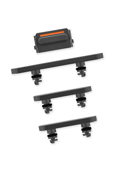 unbranded Σετ κουμπιών θήκης SPIP12-0006 για iPhone 12/12 mini, μαύρο