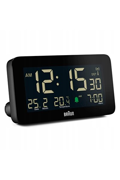 Braun BC10 DCF-B ceas deșteptător radiocontrolat negru