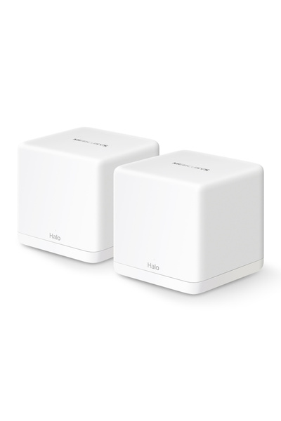 Mercusys Σύστημα Mesh WiFi 6 Halo H60X, 1500Mbps Διπλής Ζώνης, 2 τεμάχια, V.1.0