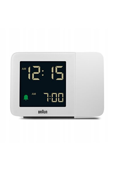 Braun BC 015 W-DCF stea. Ceas cu radio și alarmă cu proiector alb