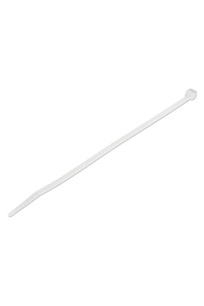 POWERTECH Δεματικά καλωδίων TIES-061, 400x7.5mm, λευκά, 100 τεμάχια