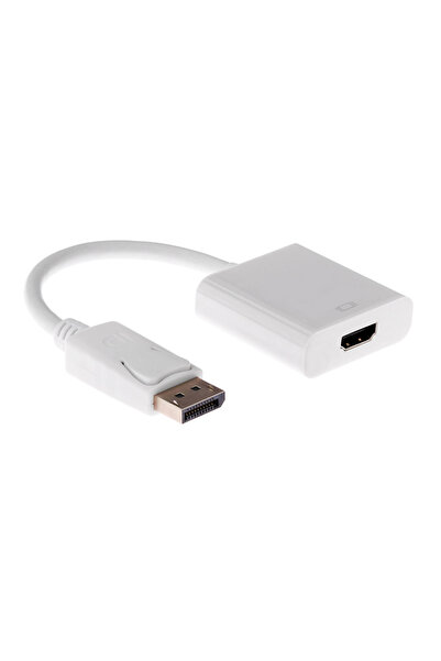 POWERTECH Προσαρμογέας DisplayPort σε HDMI CAB-DP004, 0,20μ, λευκό