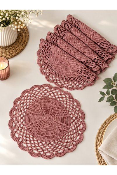 Generic Brand Hand-Knitted 6-Piece Supla Set, American Style