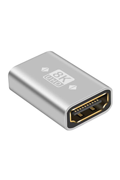 POWERTECH Προσαρμογέας HDMI 2.1 CAB-H161, θηλυκός, 8K/60Hz, γκρι