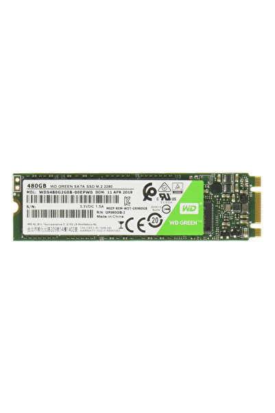WD M.2 SATA III SSD Πράσινο WDS480G2G0B, 480GB, 545MBps, Επαναπιστοσυνδεδεμέν...