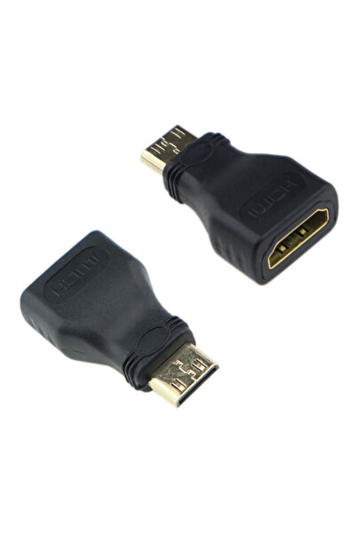 POWERTECH Προσαρμογέας mini HDMI σε HDMI CAB-H025, μαύρο