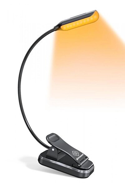 Glocusent Φως ανάγνωσης LED GLCSNTBL101B, επαναφορτιζόμενο, έως 45lm, μαύρο