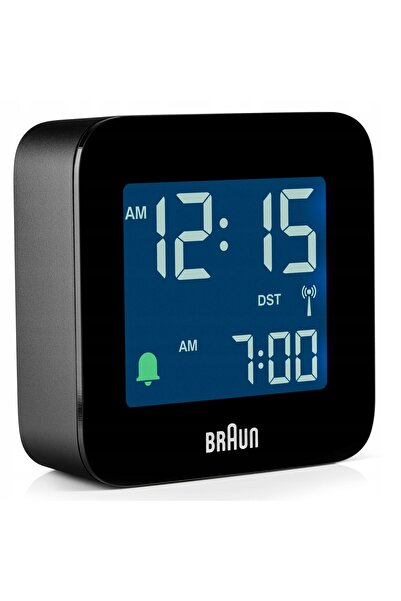 Braun BC 08 B-DCF ceas deșteptător radiocontrolat negru