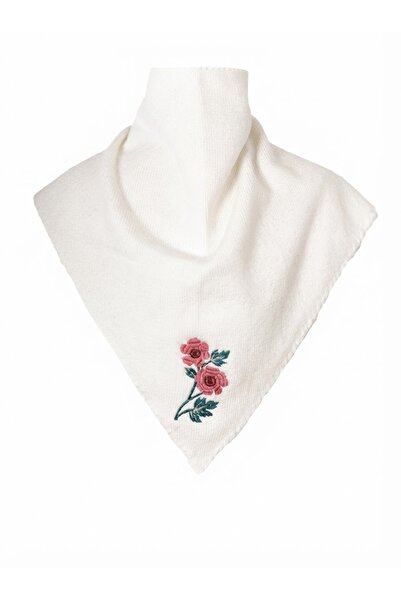 Fonem Fo 4623 Melani Embroidered Triangle Shawl