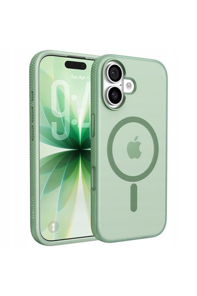 Belkin Husă de protecție spate SheerForce Grip MagSafe pentru iPhone 17 Verde