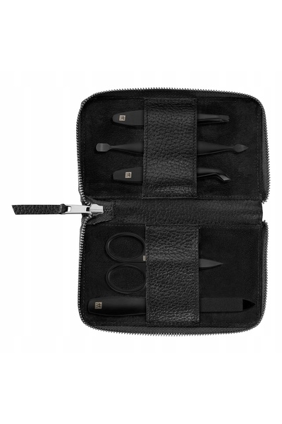 ZWILLING Trusă de manichiură din piele, 5 piese. negru