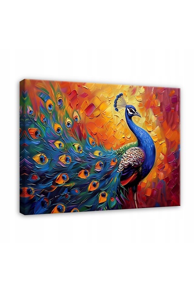 Wallarena Tablou Lăbuță Colorată Abstract Modern Pe Pânză Pentru Dormitor 120x80