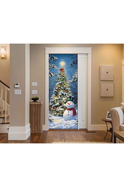 PROMISEBACKDROP2 زينة باب مطاطية بتصميم عيد ميلاد سعيد، زينة باب من القماش، ز...