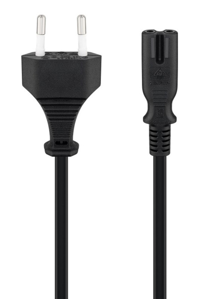 goobay Καλώδιο τροφοδοσίας Euro 95039, 2x 0.75mm², 5μ, μαύρο