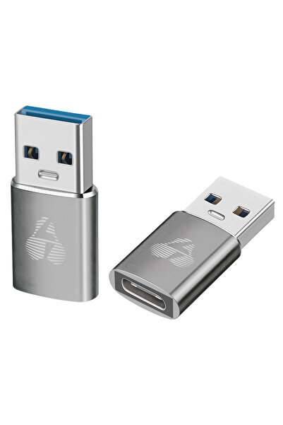 POWERTECH Προσαρμογέας USB 3.0 σε USB-C PTR-0147, 10 Gbps, 60W, γκρι