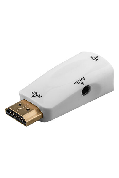 goobay Προσαρμογέας HDMI σε VGA 44793 με 3.5mm, 1080p/60Hz, λευκό