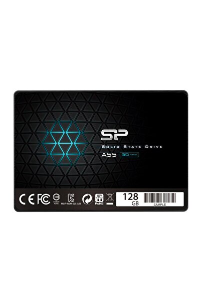 Silicon Power SSD A55 128GB, 2.5 ", SATA III, 460-360MB/s, 7mm