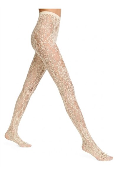 Penti Classy Floral File Külotlu Çorap