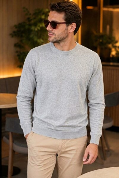 F&K Cotton Basic Thin Men's Knitwear Sweater