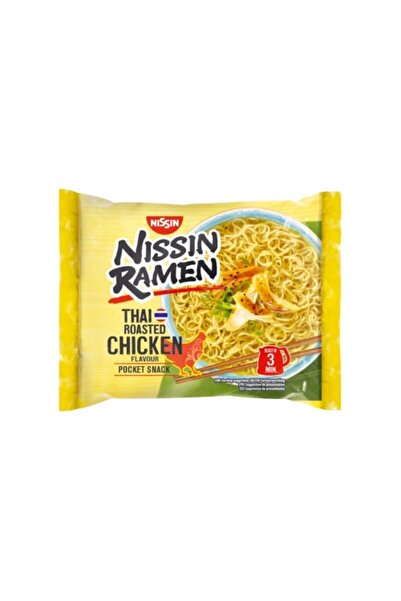 Nissin Supă instant de tăiței asiatici cu pui, Thailanda, 65g