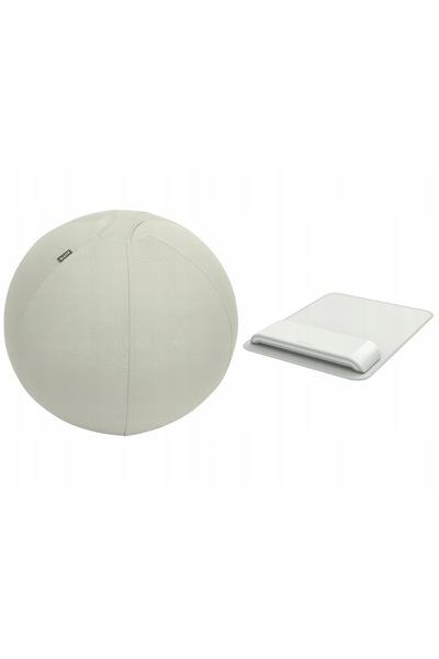 Leitz Minge pentru abdomene ERGO 75cm gri deschis 65430085 + Saltea pentru ab...