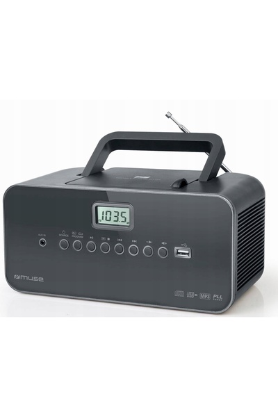 Muse |   M-28DG |   Radio portabil |   AUX intrare |   Gri
