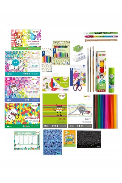 HAPPY COLOR Set rechizite școlare PREMIUM KIDS HA 3SET BTS4