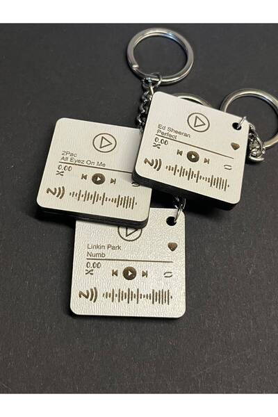 Generic Brand Breloc Muzical Smart NFC din MDF – Melodia Favorită la Atingere...