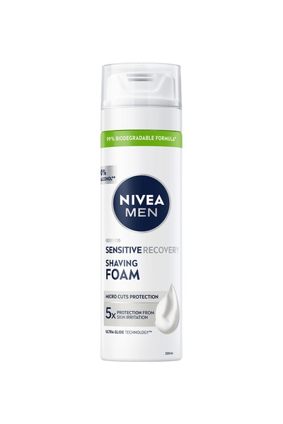 Nivea Men Spuma pentru ras SENSITIVE RECOVERY, 200 ml