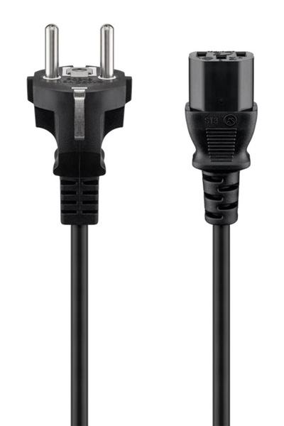 goobay καλώδιο τροφοδοσίας 96036, 1mm², 3m, μαύρο