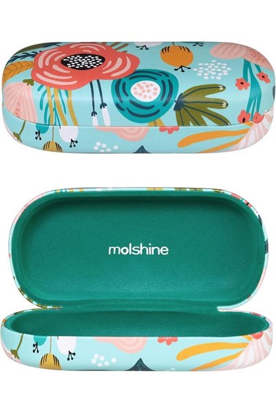 molshine Hard Sunglasses Case, Classic, Colourful and Large Hard Case Glasses...