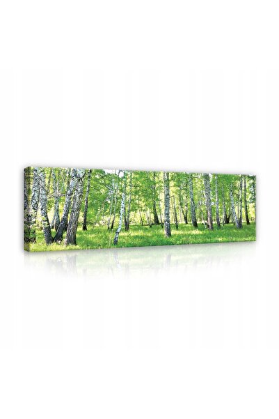 Wallarena Tablou Pădure pe Pânză Pentru Dormitor Sufragerie XXL 145x45