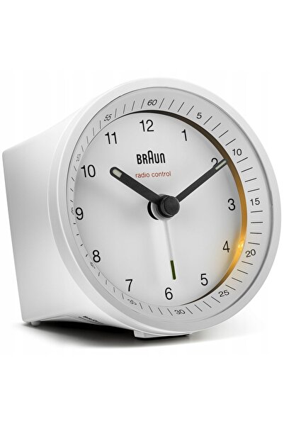 Braun BC 07 W-DCF ceas deșteptător radiocontrolat alb