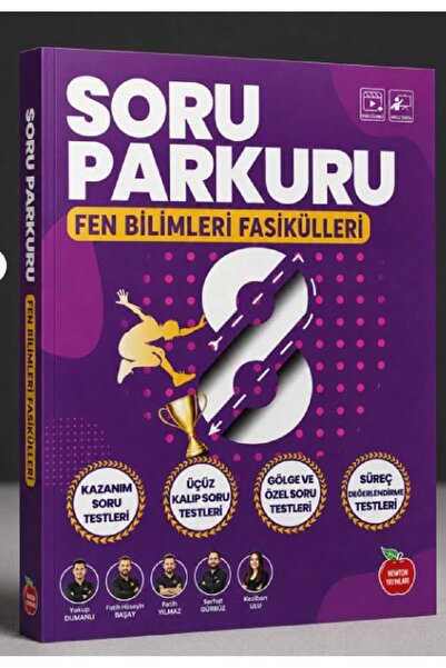 Newton Yayınları 8. Sınıf Soru Parkuru Fasiküller Seti (Türkçe + Matematik + İnklap Tarihi + Fen Bilimleri) ve Netfen 3'Lü Deneme Seti