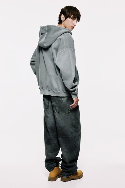 Pull & Bear STWD kapüşonlu fermuarlı sweatshirt
