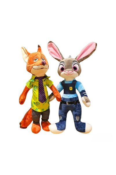 Virtual Trend Plush toy set, Virtual Trend, Bunny and Fox, multicolor, 40 cm