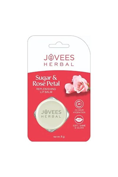 Jovees SUGAR&ROSE PETAL REPLENISHING LIP BALM-8GM