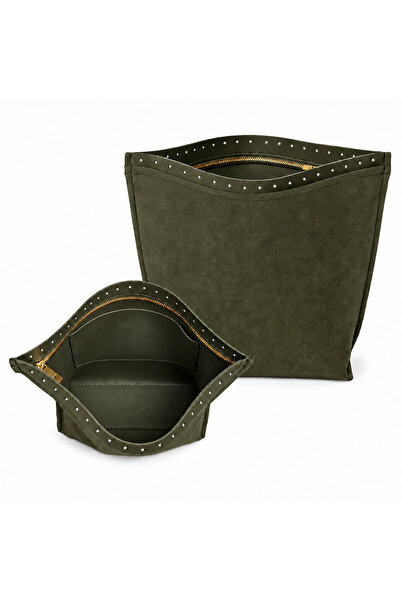 knitme Leather Bag Liner with Base Ba-0158