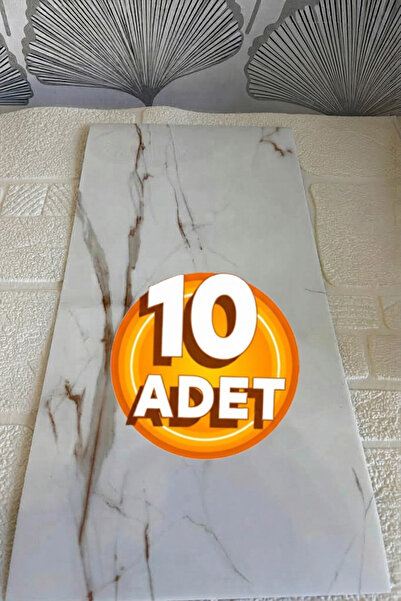 BienHome 10 Adet, Kendinden Yapışkanlı Mutfak Banyo Wc Kaplama Pvc Panel Açık...
